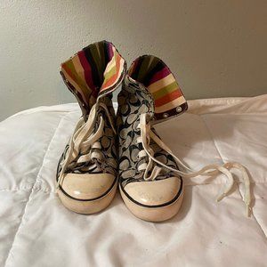 Coach hightop shoes size Womens 7